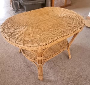 Cane coffee table