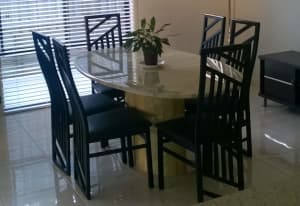 Dining Chairs - High Back - Black