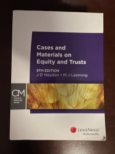 LexisNexus Cases and Materials on Equity and Trusts