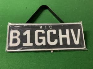 Victorian Personal Numberplate’s. 