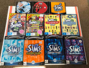 11 x The Sims PC Games