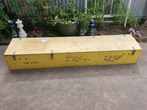 Long timber box. possible coffee table