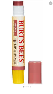 NEW Burt’s Bees Lip Shimmer (Peony)
