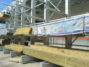 Double Sided Heavy Duty Galvanized Cantilever Racking Add-On Bay 4877