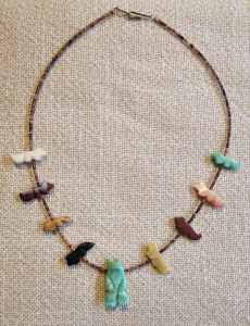 Native American Zuni Fetish necklace 