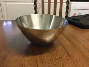 Stainless Steel Bowl with Steep Sides