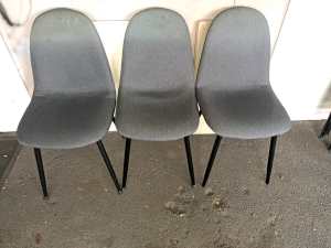 Chairs x3