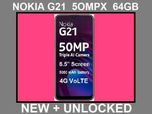14 x NEW NOKIA G21 4GB 64GB UNLOCKED 6.5 INCH $135 EACH
