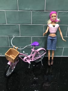 Barbie with Bicycle