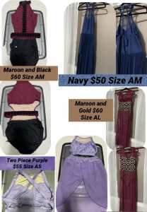 Dance Costumes: Lyrical/Contemporary. Prices and Sizes on Collage.