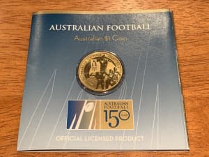 2008 Australian Football 150 years - $1 Coin Official Licensed Product