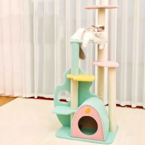 New Rainforest Cat Tree with Scratching Post And Nest Large