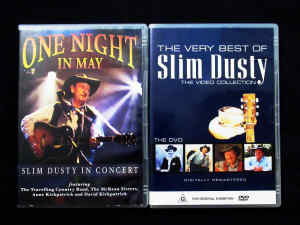 Slim Dusty DVDs - One Night in May (Concert) & Very Best of (Videos)