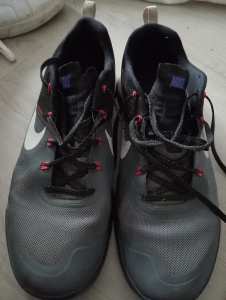 Mens Nike Metcon 1 Cool Grey-White-Black-Persian Violet 704688-i