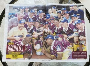 brisbane broncos signed jersey  Gumtree Australia Free Local Classifieds