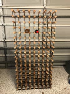 Wooden wine rack- 108 bottles