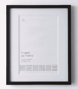 Document Display Frames under glass A4 Size 20 x 30cm Three available