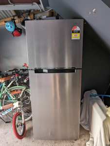 Large stainless steel Samsung fridge 