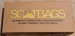 Brand New Dog Poo Bags, 1 box / 60 bags
