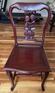 Vintage Chinese sandalwood chair.