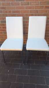 2 x dining chairs 