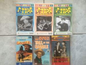 VHS VIDEOS -- RARE CLASSIC MOVIES OF YESTERYEAR