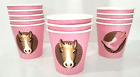 12 x Cowgirl Horse Pony Filly Mare Ranch Birthday Party Paper Cups