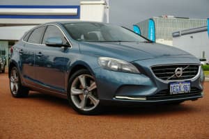 2013 Volvo V40 M Series MY13 T4 Adap Geartronic Kinetic Blue 6 Speed Sports Automatic Hatchback