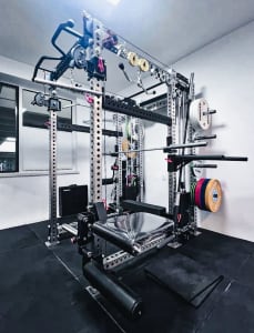 All in One Multi Functional Trainer Squat Rack Power Cage Rig Pulley