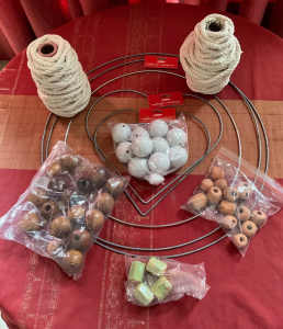 Macrame Group Lot of Craft Items
