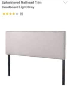 BRAND NEW Super light grey DOUBLE HEADBOARD delivery available