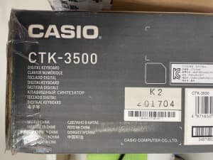 Casio CTK-3500 digital keyboard