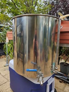 75L Stainless kettle for home brew with lid