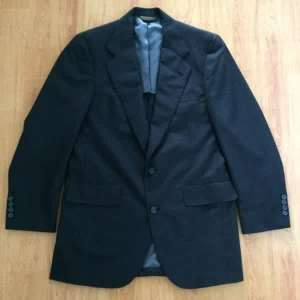 Southwick Tailored for Paul Stuart Coat Jacket Size 38 Reg Dark Grey