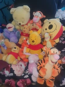 Winnie the pooh soft plush toys selling separate must go 