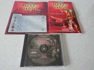 Warhammer 40K RITES OF WAR PC GAME 1999 Games Workshop Windows 95/98