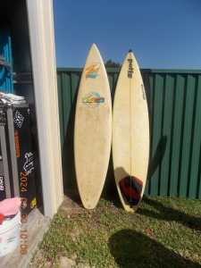 Could be vintage surfboards