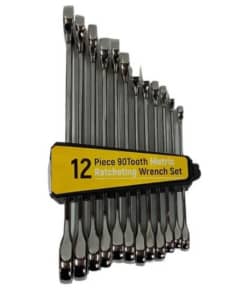 Gearwrench 12 Piece Ratchet Spanner 90Tooth Metric Chrome