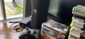 Xbox 360 Matte Black Controller Games