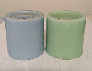 Scented Pillar Candles x 2
