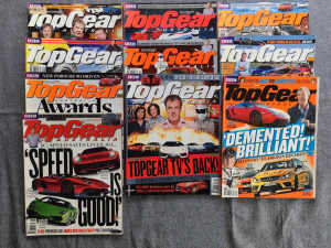 Top Gear Magazines x 10 - Mixed Bulk Lot