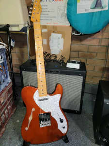 FENDER TELECASTER THINLINE CLASSIC VIBE SQUIRE AND FEBDER HOTROD DELUX