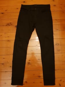 Skinny Stretch Jeans Black Waist size 33cm