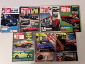 Modern Motor Magazines 1967 to 1974