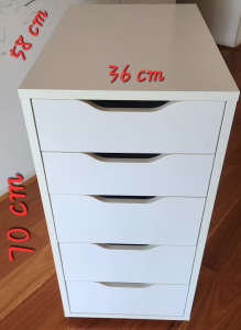 Pending Pick up - IKEA ALEX 5- drawer unit