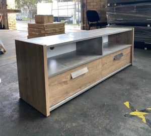 MODERN INDUSTRIAL STYLE SIMON TV STAND FOR CLEARANCE!!