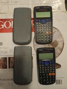 Casio FX-82AU PLUS Scientific Calculator with cover - Tested