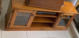 SOLID WOOD TV UNIT /CABINET/CUPBOARD/