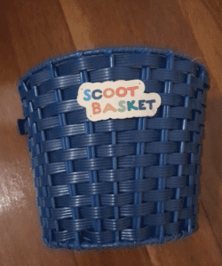 Micro scoot basket blue