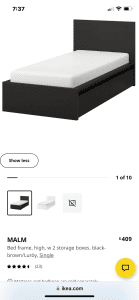 IKEA Malm Single Bed